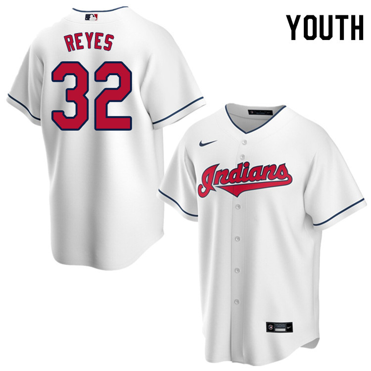 Nike Youth #32 Franmil Reyes Cleveland Indians Baseball Jerseys Sale-White